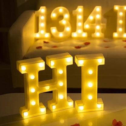 Alphabet Letter LED Lights