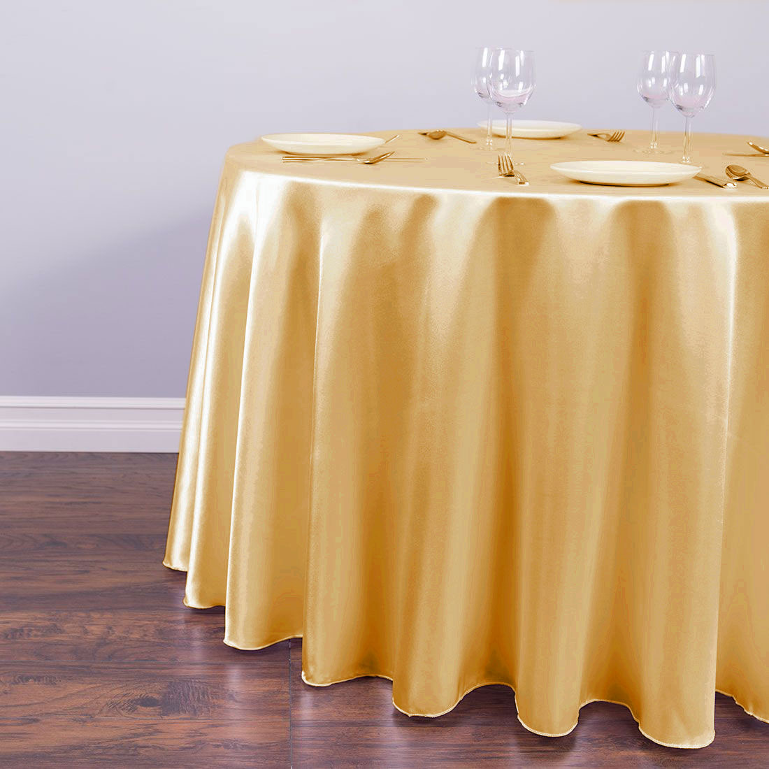 Multicolored Round Table Cloth