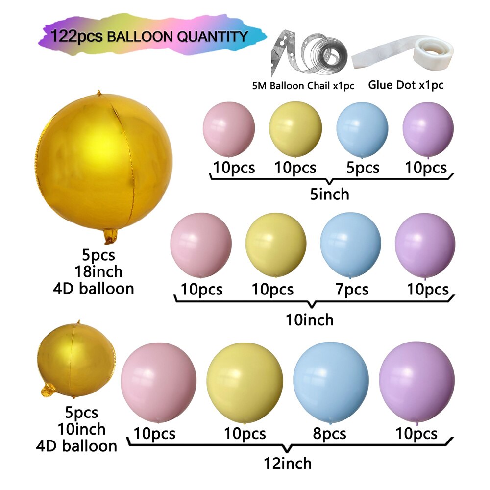 Birthday Balloon Garland Kit