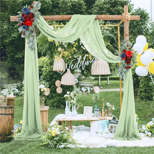 Chiffon Wedding Arch Draping Fabric