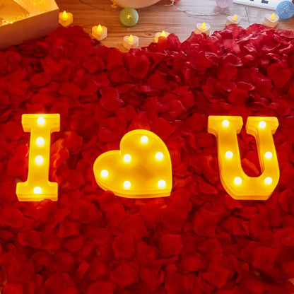 Wedding Alphabet LED Light