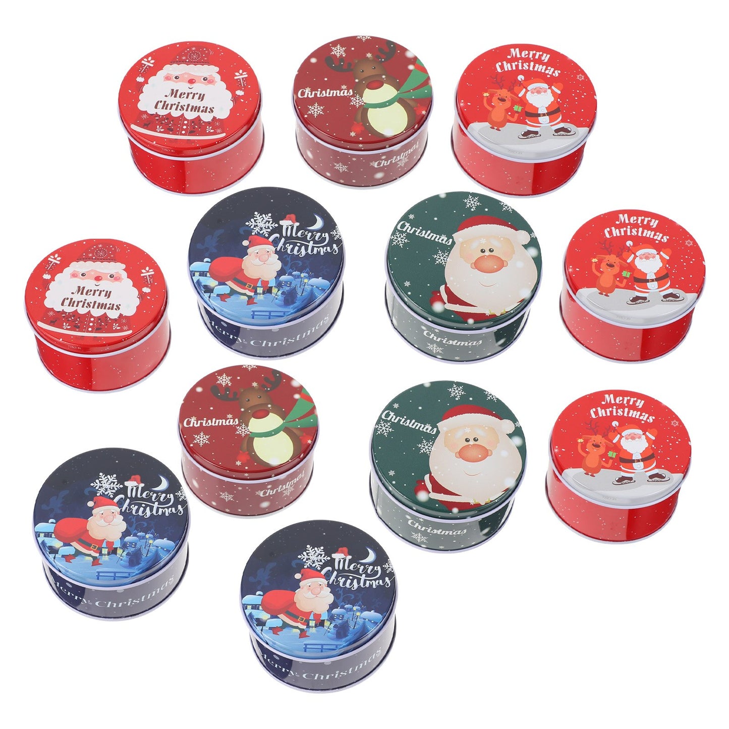 Christmas Cookie Tin Gift Box