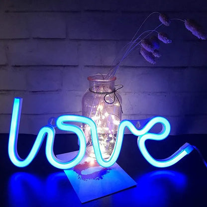 LED Neon Lights Love Shape