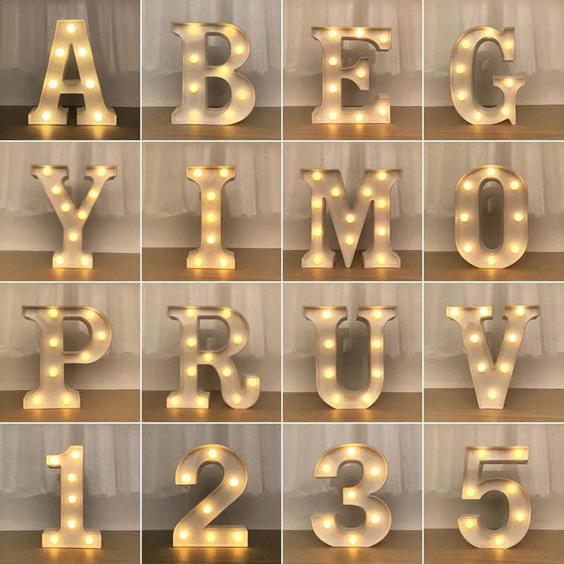 Alphabet LED Letter Night Light