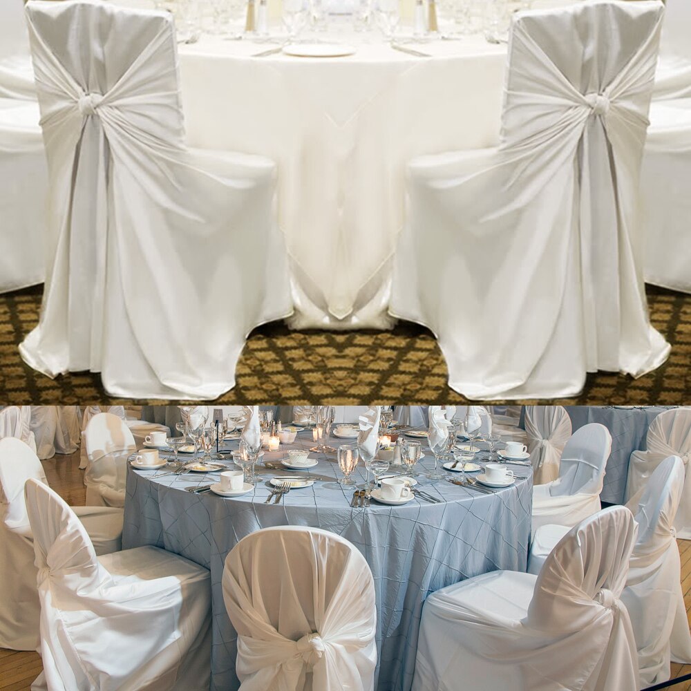 1pcs Satin Chair Cover