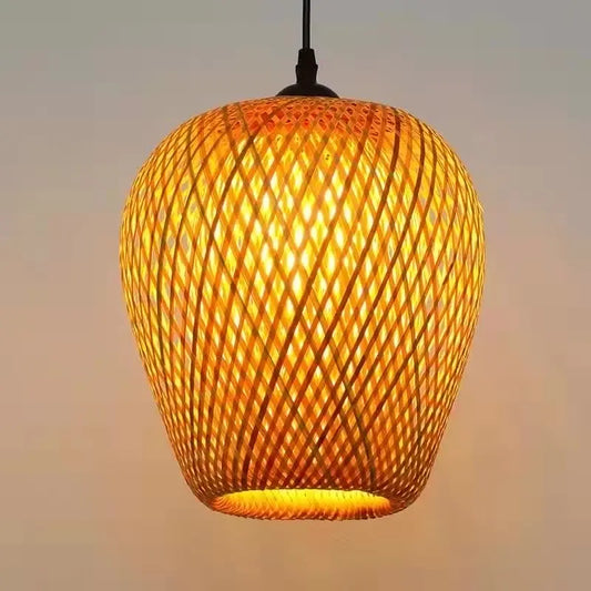 Classical Bamboo Weaving Chandelier Lamp