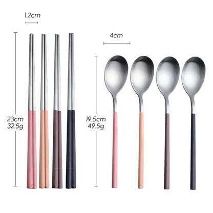 8Pcs Tableware Spoons Set