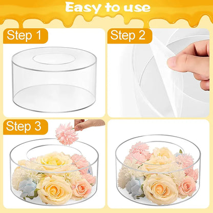 1PCS Clear Acrylic Cake Display Board