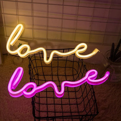 LED Neon Night Light Art